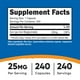 thumbnail image 2 of Suplemento de hierro Nutricost Bisglicinato de hierro 25 mg 240 cápsulas, 2 of 2