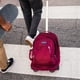 thumbnail image 5 of Mochila con ruedas JanSport Driver, bolsa de viaje con 8 ruedas, color azul marino, 5 of 6