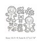 thumbnail image 2 of Troqueles Hinana 10,5 × 9,5 cm Muñeco de Pan de Jengibre Navideño, 2 of 4