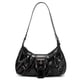 thumbnail image 1 of Bolso AFMKTICA Y2K estilo hobo con cierre tipo clutch en negro intenso, 1 of 7