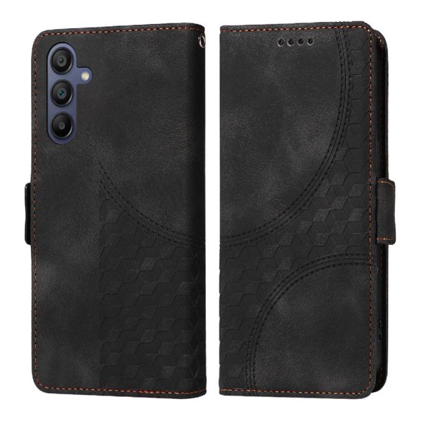 Carcasa FOXDOCK Samsung Galaxy A16 de cuero PU, diseño acolchado clásico, protección contra caídas y rayones