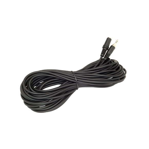 Cable extensor para audífonos KRK de 10 m, 1/8" recto