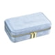 thumbnail image 2 of Joyero De Terciopelo, Pequeño Soporte Para Pendientes, Caja De Almacenamiento Para Pendientes, Collares, Color Azul, 2 of 3