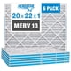 thumbnail image 1 of Filtro de aire Aerostar MERV 13 20x22x1 - 6 unidades, 1 of 5