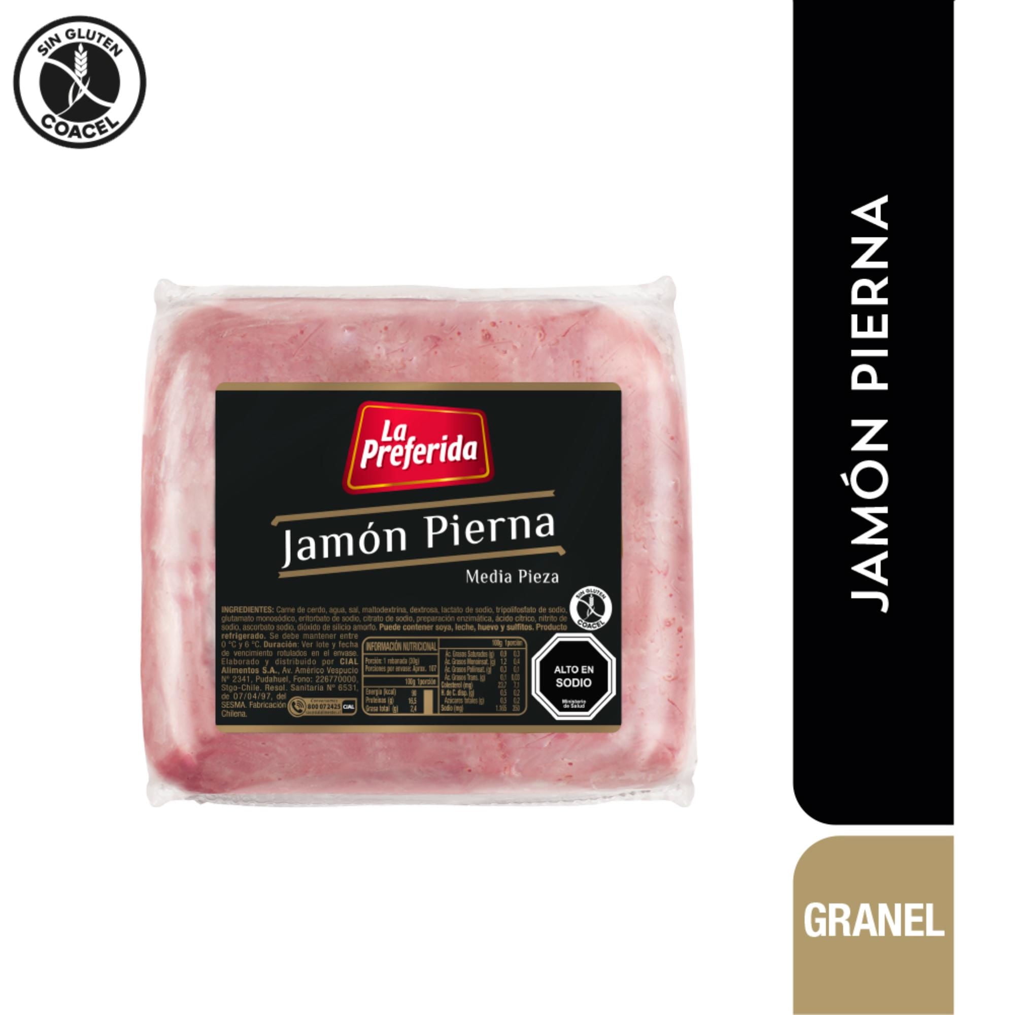 Jamón Pierna Granel 250 g La Preferida