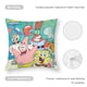 thumbnail image 5 of SpongeBob Fundas de almohada de terciopelo con tema, regalos de funda de almohada, decoración para el hogar, cojín de lanzar, regalo de cumpleaños para fans y parejas. 40cm x 40cm., 5 of 6
