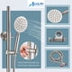 thumbnail image 3 of Kit de ducha exterior Aolemi SUS304 níquel cepillado con rociador de mano, 3 of 9