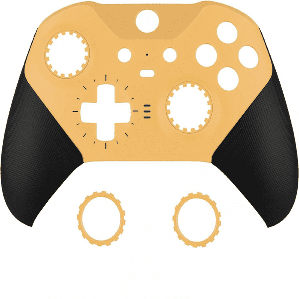 Cubierta Frontal Aaronmei Personalizada Xbox One Elite Series 2 Core Naranja Amarillo