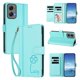 thumbnail image 2 of Funda Cartera Trébol para Motorola Moto G Stylus 2024 5G con Ranuras Tarjetas y Carga Inalámbrica Verde menta, 2 of 6