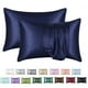 thumbnail image 1 of 1 Pair, Solid Color Faux Silk Satin Pillowcase, Household Bedding, Envelope Pillowcase, 1 of 3
