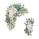 thumbnail image 1 of Arco De Flores De Boda Con Guirnalda De Hojas Para Decoración De Ceremonia, 2 Uds., Rosa Claro, 1 of 3