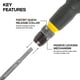 thumbnail image 3 of Destornillador Klein Tools 32960A Tru-Grip con mango de bola, 3 of 4