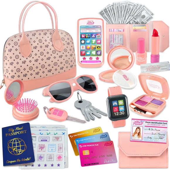 Set de monedero Star Princess con bolso y accesorios de simulación