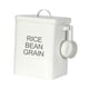 thumbnail image 1 of Cubo De Almacenamiento De Harina Y Cuchara Medidora Cubo De Arroz Para Frijoles Cereal Blanco, 1 of 5