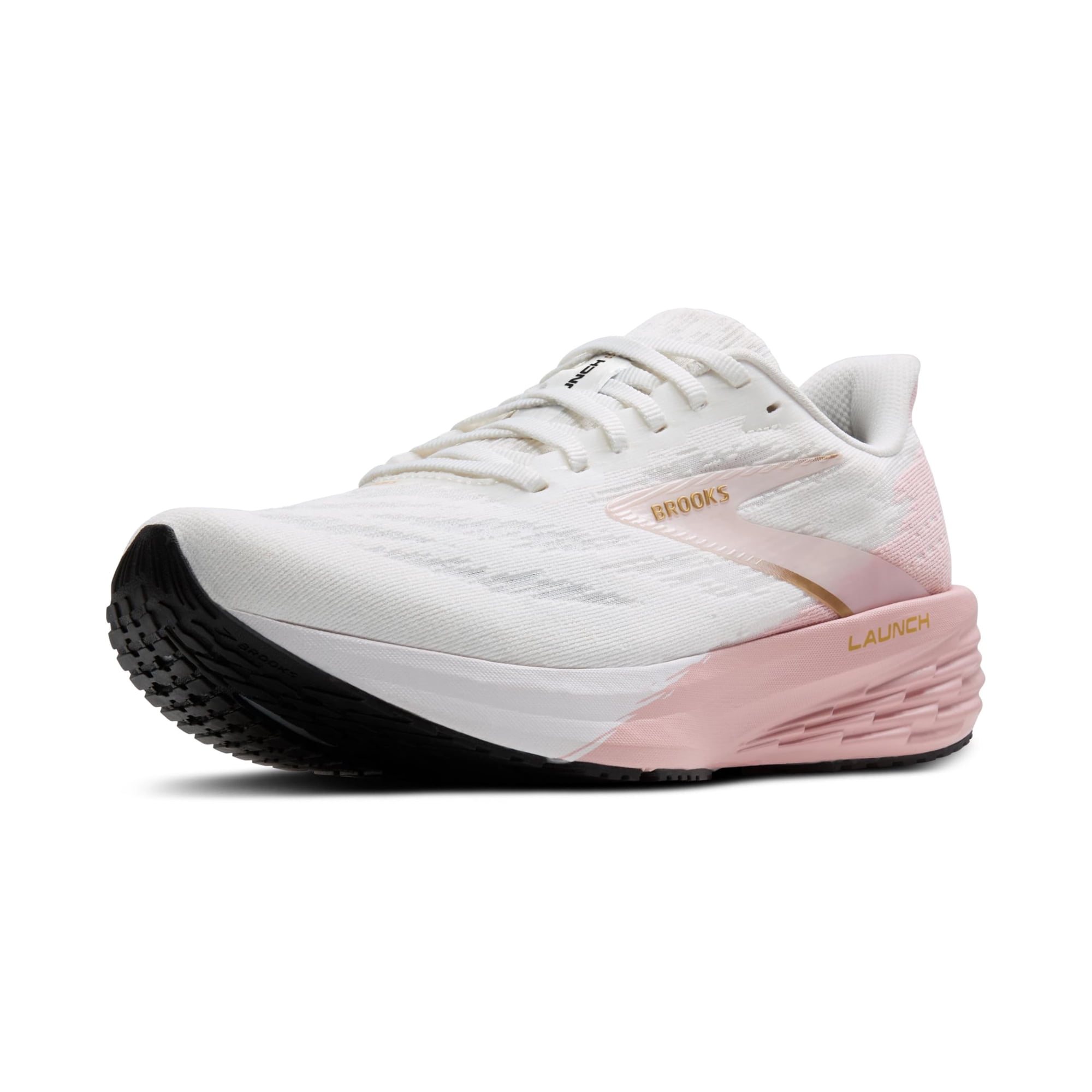 Zapatillas De Running Brooks Launch 11 Para Mujer Blanco Oro Rosa