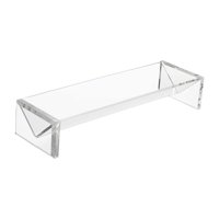 Magideal - Soporte De Exhibición De Acrílico Transparente, Estante De Exhibición De Pastel Pequeño, Bandeja De Servidor, Estante De Para Sándwich, , En Forma En Forma De V