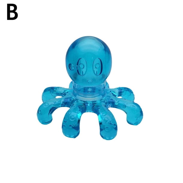 Octopus Head Massager Hand Held Personal Scalp Stress Relax Spa Healing Muscle Relaxing Body Health Care Tool