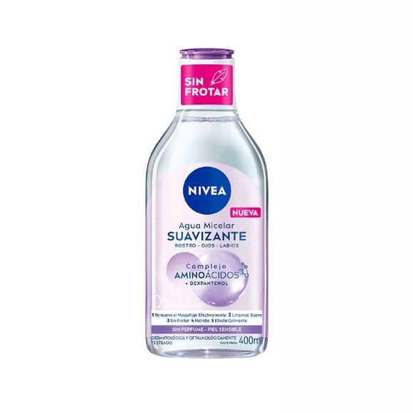 Agua micelar Nivea Suavizante Piel Sensible, 400 ml