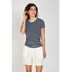 thumbnail image 1 of Polera Francesca Rayada Eclipse azul marino XL, 1 of 4