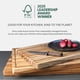 thumbnail image 3 of Tabla de cortar Teakhaus Butcher Block grande de madera FSC, 3 of 9