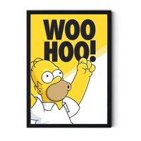 Genérico - Cuadro Decorativo Homero Con Marco Y Vidrio Medidas 30X40 Cm