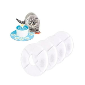 Mundo Online - Pack Filtro Fuente Agua Bebedero Mascota 4 Unidades