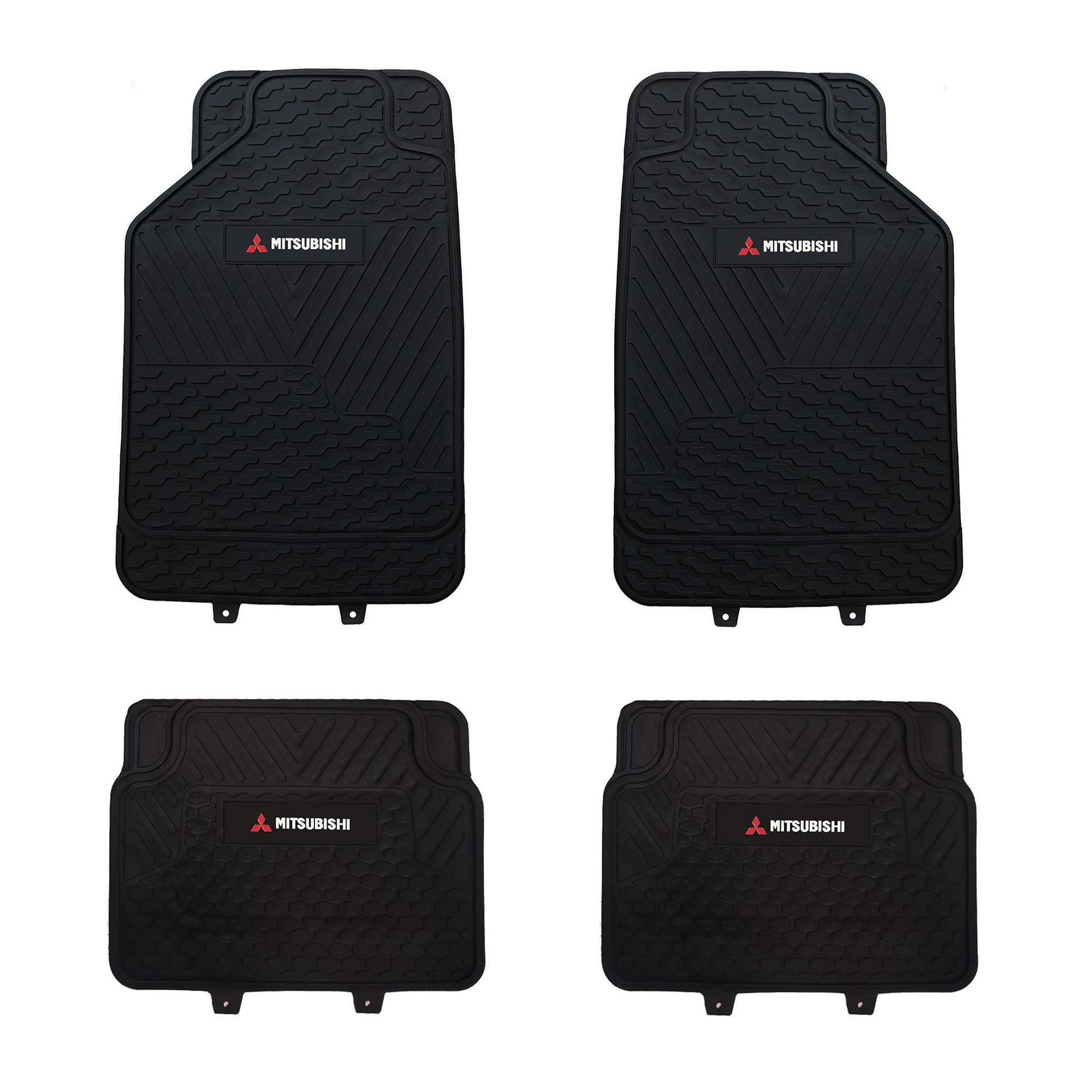 Jj Group - Pisos De Goma Marca Mitsubishi Para Vehículos 4 Piezas