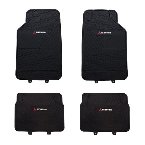 Jj Group - Pisos De Goma Marca Mitsubishi Para Vehículos 4 Piezas