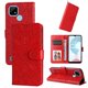 thumbnail image 5 of Funda tipo cartera FOXDOCK para Realme C25Y , diseño girasol en relieve, cuero PU, cierre magnético, soporte y tarjetero, 5 of 5