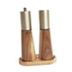 thumbnail image 5 of Juego De Molinillo De Sal Y Pimienta, Molinillo De Especias De Madera, Molinos De Sal Para Barra De Picnic Casera Con Bandeja, 5 of 5