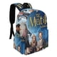 thumbnail image 2 of Matilda-theme Backpack, Campus style schoolbag Bookbag with Adjustable Shoulder Straps And Large Zip Compartment, Unisex Travel Bags.42x30x15cm, 2 of 6