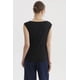 thumbnail image 3 of Polera Mujer Bote Drapeada Textura Negro, 3 of 4