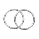 thumbnail image 1 of Uxcell Anillos en O de Metal de 2.4 Pulgadas, Hebillas Redondas Soldadas Plateadas, Anillos de Bolsas de Hardware de Acero Inoxidable, 1 of 5