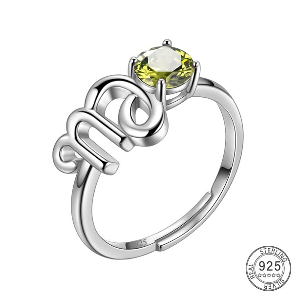 Stunning 925 Sterling Silver Constellation Ring with Zircon Adjustable Design - Perfect Gift for Women