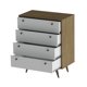 thumbnail image 2 of Comoda Retro35 Rustico Blanco, 2 of 4