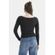 thumbnail image 3 of Polera Mujer Cuello Bote Abertura Negro, 3 of 4