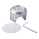 thumbnail image 3 of 1Pcs 7/8 "Impermeable Moto Manillar Reloj Reloj Aluminio Luminoso Blanco, 3 of 5