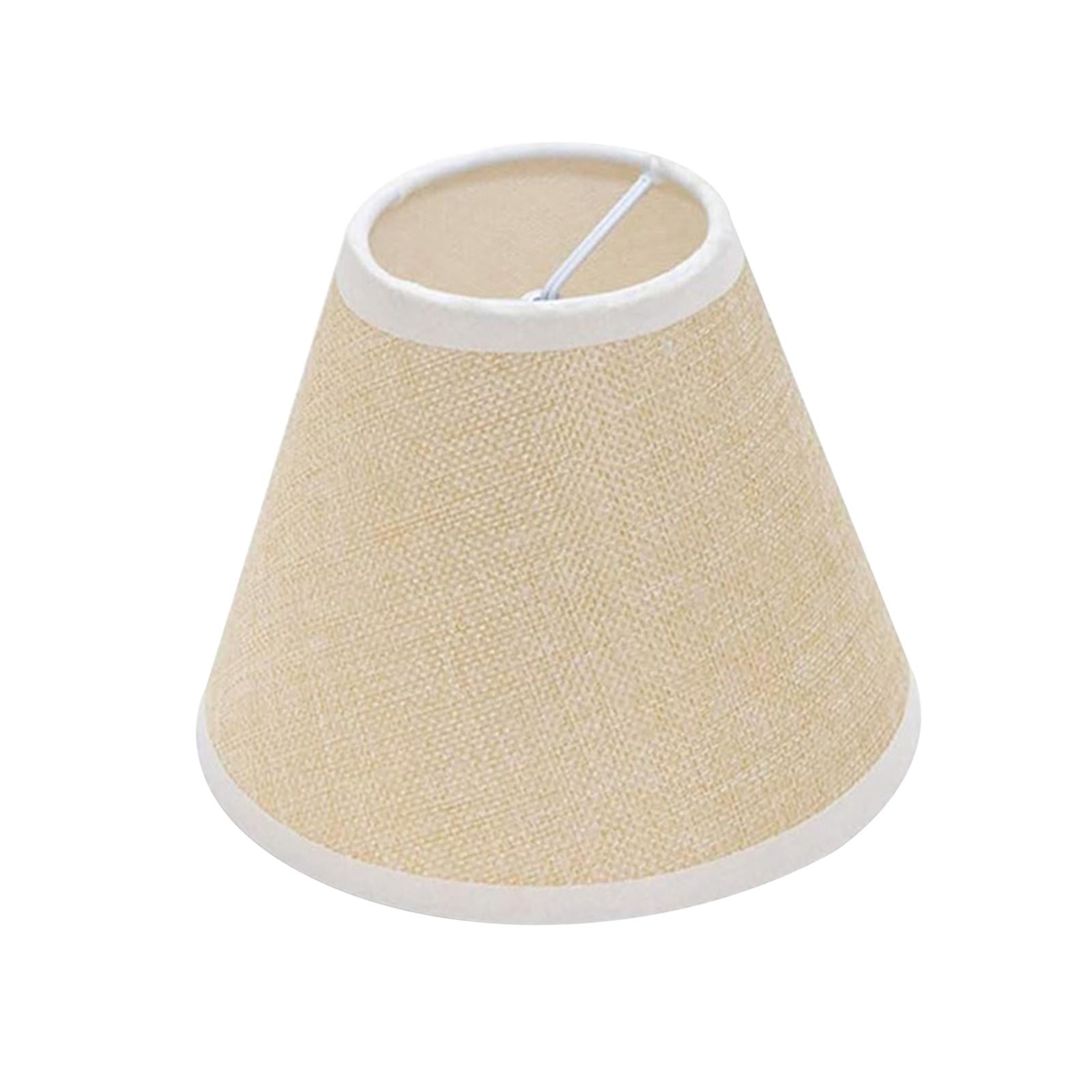 Magideal - Pantalla De Lámpara De Pie, Cubierta De Tela Rústica Para Lámpara De Techo, Cubierta De Lámpara De Repuesto, Pantalla De Lámpara De Araña Para Cafeter Amarillo