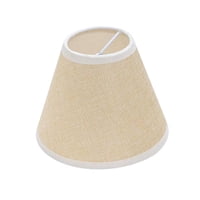 Magideal - Pantalla De Lámpara De Pie, Cubierta De Tela Rústica Para Lámpara De Techo, Cubierta De Lámpara De Repuesto, Pantalla De Lámpara De Araña Para Cafeter Amarillo