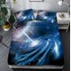 thumbnail image 2 of Blue Space Starry Sky Quilt Duvet Cover Set Kids Bedroom Decor3-Piece Bedding Set, 2 of 5