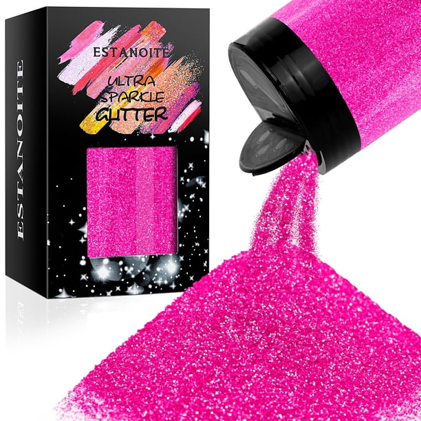 Polvo de glitter ultrafino iridiscente 210 g/7,41 oz, escamas de resina arcoíris, lentejuelas para manualidades, chips de epoxi para vasos y slime (lila francés)