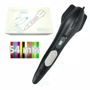 Lapiz Impresora 3D Misil Smaffox Sma-2 + 54Mts - Negro