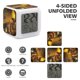 thumbnail image 3 of Metal Retorcido theme 7 colors Alarm Clock Digital LED Alarm Clock Gifts for kids friends family, 3 of 6