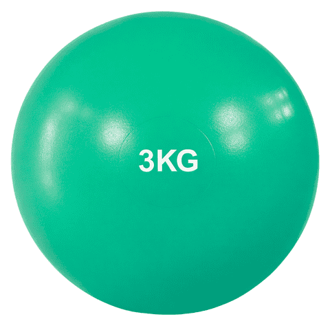 Linea Sport - Balón Medicinal De Silicona 3Kg Antideslizante Sin Rebote Crossfit