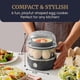 thumbnail image 4 of Cocedor de huevos Elite Gourmet EGC1215B inoxidable con capacidad para 14 huevos, 4 of 8