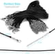 thumbnail image 3 of Collares, cadenas y cordones para pulsera, 100 unidades, piel negra, 1,5 mm, 3 of 7