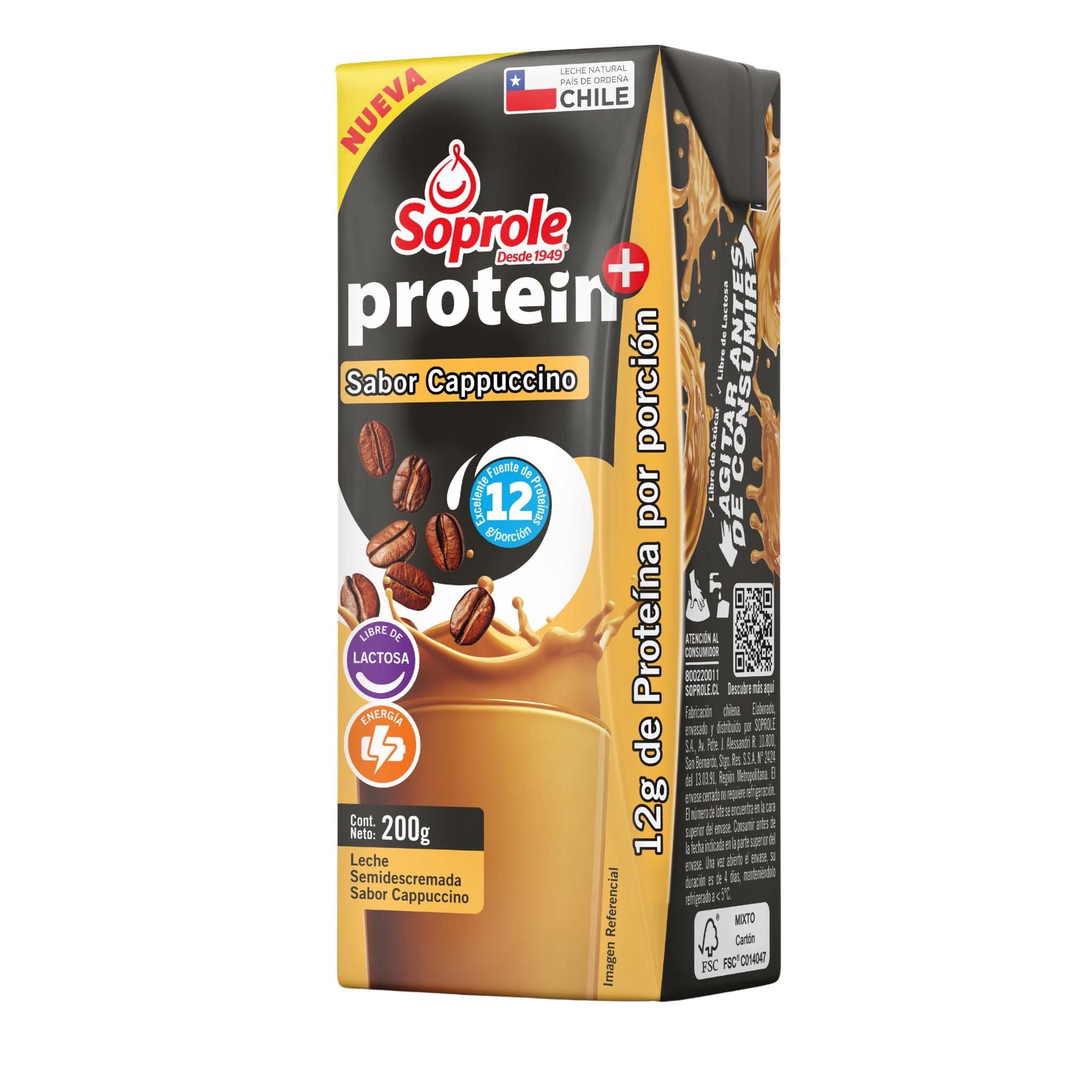 Leche Proteína Capuccino 200 ml Soprole