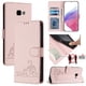 thumbnail image 1 of Funda tipo cartera FOXDOCK para Samsung Galaxy A5 2017 con soporte, ranuras, RFID, diseño de gato, 1 of 5