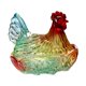 thumbnail image 5 of Plato De Dulces De Vidrio Con Forma De Gallina, Frutero Con Tapa Para Mesa, Cocina, Boda, Multicolor, 5 of 5