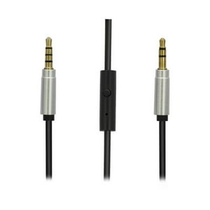 Philips - Cable Auxiliar De Audio Con Microfono Jack 3.5 A Jack 3.5 Philco